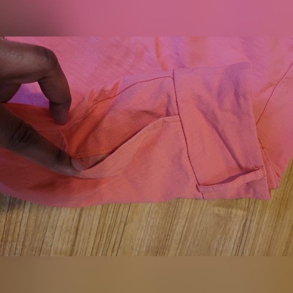 S.C. & Co. Skirt Size 14 Peach Pink with Shorts Underneath Casual Pull on - Picture 7 of 15